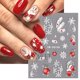 thumbnail image 4 of 5D Christmas Jingle Bell Nail Art Stickers Winter Reflective Glitter Gloves Lantern Embossed Sliders Snowflakes Manicure Decals, 4 of 4