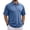 262#Blue, variant on Men's Raglan Short Sleeve Polo Moisture-Wicking Uniform Polo Shirt