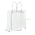 thumbnail image 3 of LOLIPPYY Set of 12 Clear Present Bags with Handles, Reusable Tote Goodie Bags for Party Favors and Packing, 3 of 7