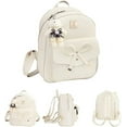 thumbnail image 3 of Mini mochila de cuero Oso de Fresa 3 piezas con cremallera, 3 of 5