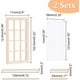 thumbnail image 2 of 2 juegos de mini ventanas para manualidades, 13,2 x 7,1 x 1,3 cm (5,2 x 2,8 x 0,5 pulgadas), ventana en miniatura para muebles, marco de ventana de 12 paneles, 2 of 6