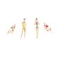 thumbnail image 3 of 4 figuras a escala 1:64 con diseño de figura de personas en bikini, modelo de resina para mujer, para diseño de estación de tren, mesa de arena, jardí, 3 of 9
