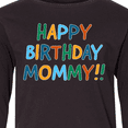 thumbnail image 4 of Inktastic Happy Birthday Mommy Long Sleeve Youth T-Shirt, 4 of 5