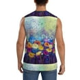 thumbnail image 4 of Gaeub Spring Flower Seasonal Men's Sleeveless Muscle Shirts Workout Tank Tops, Odor Protection and Comfortable - 3X-Large, 4 of 8