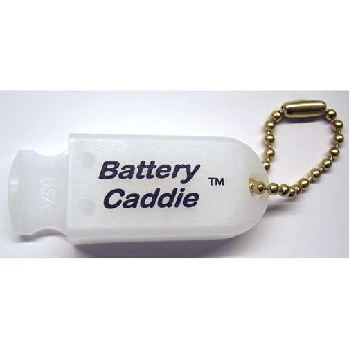 Hearing Aid Battery Caddie with Keychain