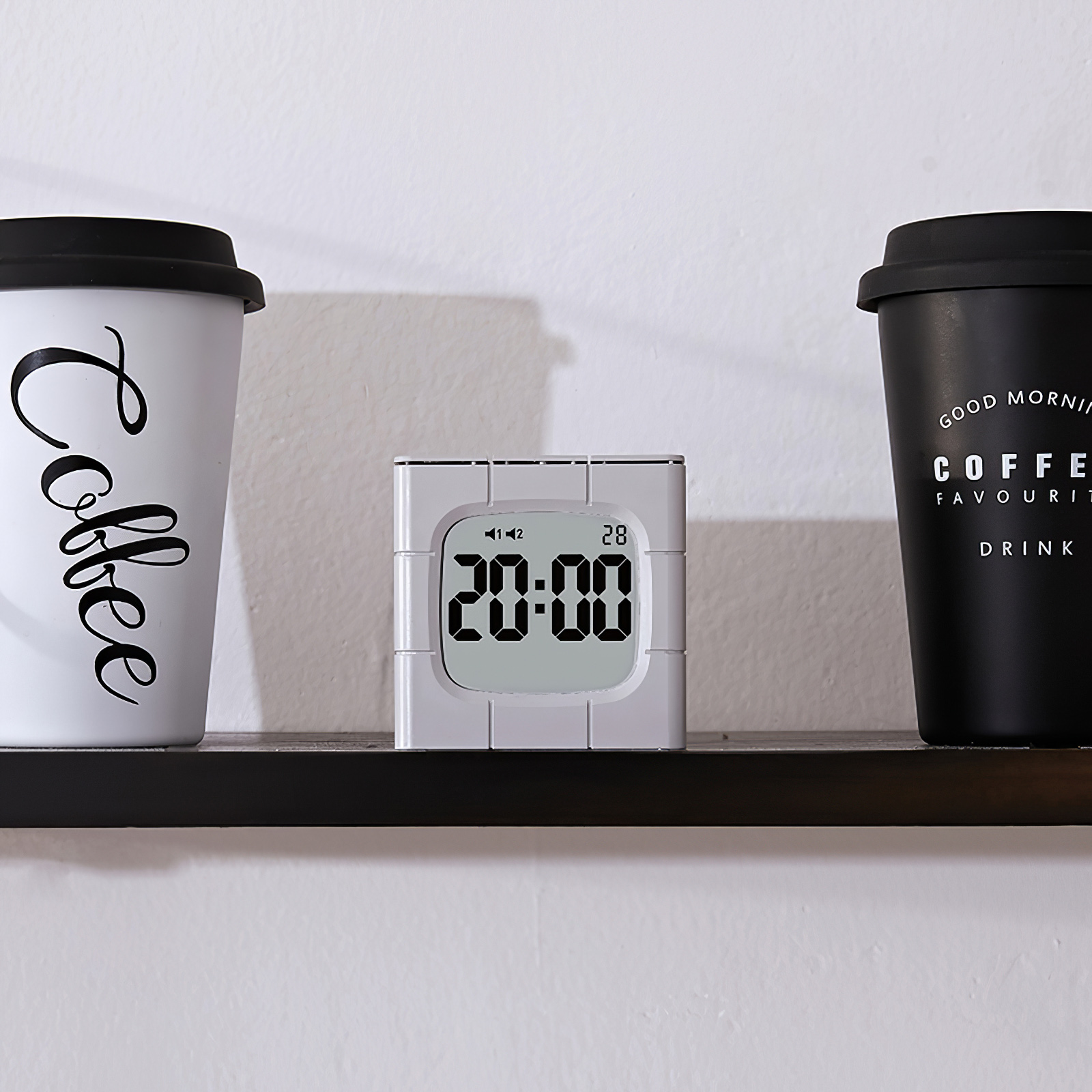 10 Level Brightness LED Digital Clock with 2 Alarm Settings 160