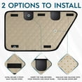 thumbnail image 4 of Zone Tech Car Door Pet Barrier - Black Heavy Duty Waterproof, Scratchproof Side Protector Barrier Dog Pet Vehicle Interior Door Cover- Universal Size Fits Cars, Trucks & SUVs (1 Right &1 Left), 4 of 9