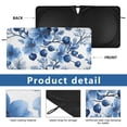 thumbnail image 4 of Floral Blueberries Flowers Car Windshield Sun Shade Foldable Front Window Shades Cover Sun Visor Shield Block, 4 of 6