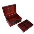 thumbnail image 2 of Retro Jewelry Storage Box Earring Necklace Organizer Case Home Decoration with Lock, 2 of 14