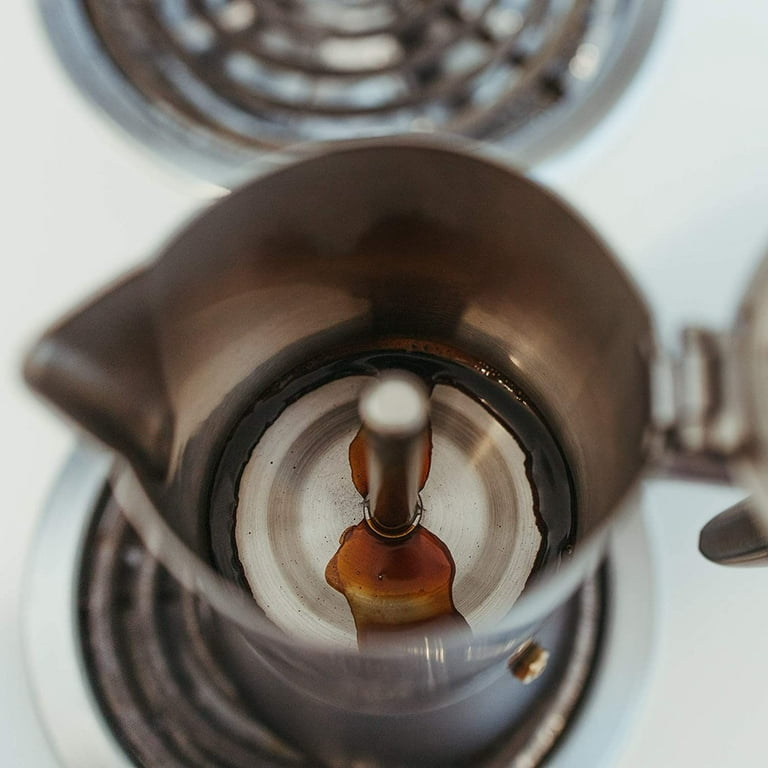GROSCHE Milano Stovetop Espresso Maker Moka Pot 9 espresso Cup, 15.2 oz,  Black. Cuban Coffee Maker Stove top coffee maker Moka Italian espresso  greca