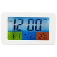 thumbnail image 2 of Latrodar Digital Alarm Clock With Colorful LCD Display Affordable&High-Quality Smart Clock Calendar White Home Tools, 2 of 5