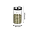 thumbnail image 2 of SSZMDLB Pepper Shakers, Adjustable Holes Glass Shaker Bottles, Spice Seasoning Cans With Rotating Lid For Kitchen, Dining Table And Countertop Decor, Clear Glass Seasoning Jars, 2 of 5