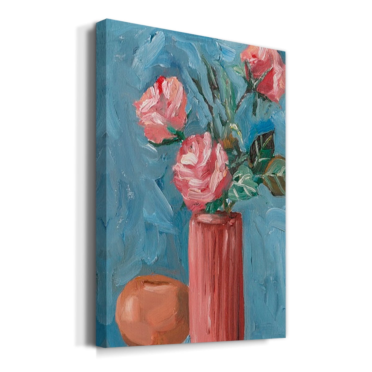 Rosa Blooms II Premium Gallery Wrapped Canvas - Ready to Hang