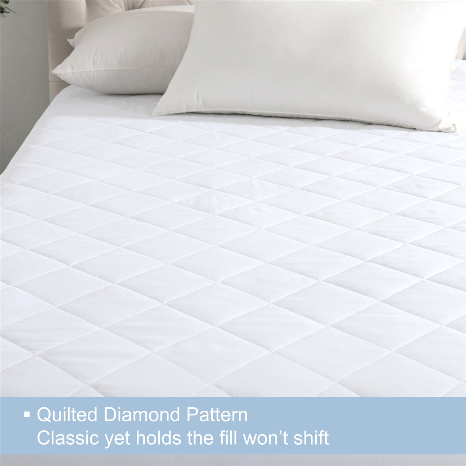 JML King Mattress Pad , 16" Deep Pocket Mattress Cover, Soft Quilted Mattress Protector