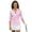 Pink Leopard Print, variant on HUIACONG Womens Golf Shirt with Patriotic Print, 3/4 Sleeve Tennis Tops Wear Resistant Polyester Blended Fabric for Golf and Workout