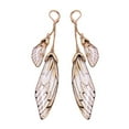 thumbnail image 1 of CNKOO Fairy Cicada Butterfly Wings Earrings Fantasy Tassel Jewelry Gradient Colorful Rhinestone Sequins Long Drop Earrings, 1 of 3