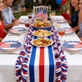 thumbnail image 7 of Bxaolu 6.56Ft Patriotic Glitter Tinsel Garland Decoration, Red White Blue Metallic Tinsel Twist Garland, 4th of July Decor Parade Golf Shiny Tinsels for Car Bike Independence Day Memorial Day Decor, 7 of 7