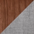 thumbnail image 7 of Corazza Mid-Century Modern Counter Stool in Walnut Wood and Light Grey Fabric by LumiSource, 7 of 7