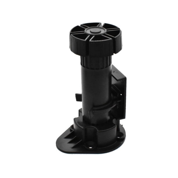 Xntun Paquete de 4 patas niveladoras de gabinete negras, patas ajustables para muebles, se ajusta de 3-7/8"" a 5-1/8"" para muebles, gabinetes, etc.