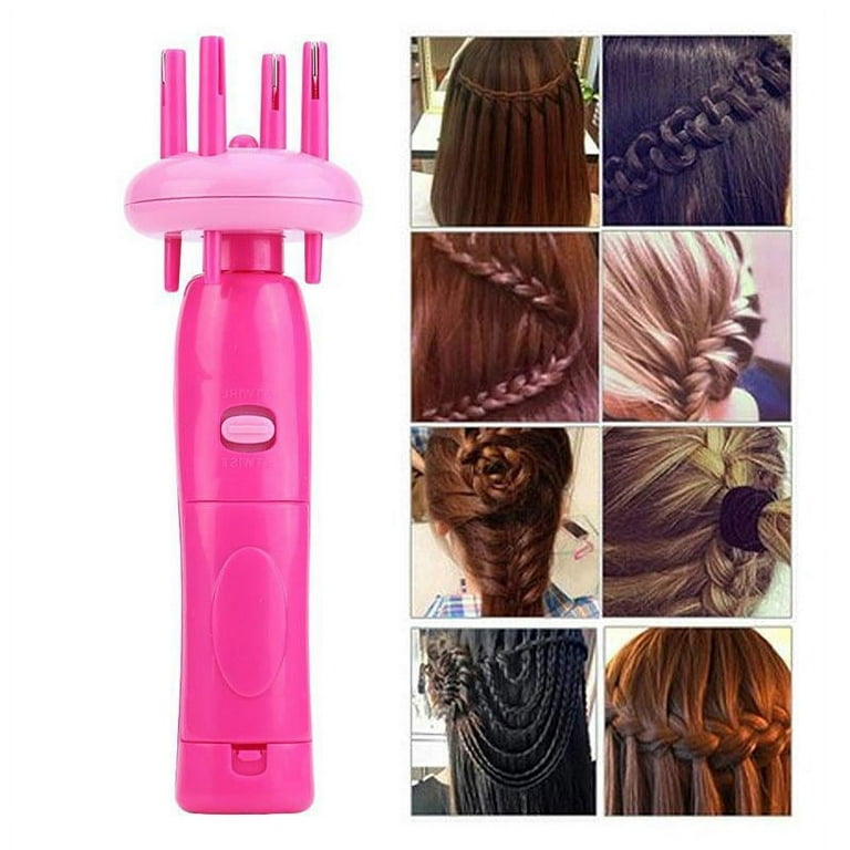 Girl Automatic Hair Braider Electric Diy Hair Weave Machine - Temu
