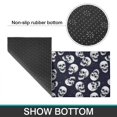 thumbnail image 6 of Navy Skull Pattern Kitchen Rugs Sets Of 2,Anti Fatigue Kitchen Mat Rugs Non Slip Washable,Decorative Kitchen Floor Mats for Kitchen,Sink,Laundry,17"x30"+17"x47", 6 of 7