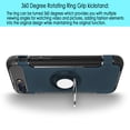 thumbnail image 6 of iPhone 7 Plus Case, Cellularvilla [Hybrid] Heavy Duty Dual Layer Protective Case [Shockproof] Built-in Rotating Metal Ring Holder Kickstand Cover for Apple iPhone 7 Plus 5.5 Inch, 6 of 8