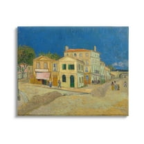 Stupell Industries The Yellow House Vinvent van Gogh Classic Painting Painting Gallery Wrapped Canvas Print Wall Art, Design by one1000paintings