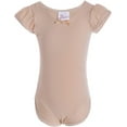 thumbnail image 2 of Dancina Girls Leotard for Ballet, Gymnastics, and Dance Classes - Short Sleeve Toddler Leotard with Adorable Ruffle, 2 of 8