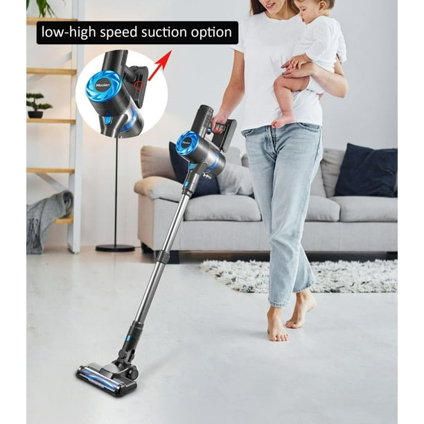 Cordless Stick Vacuum Cleaner 380 W Battery Powered HEPA Wet Dry Vacuum Cleaner for Hardwood with Accessories Renovate Used Machine Walmart Business Supplies