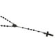thumbnail image 4 of Rosario para hombre en acero inoxidable Negro 52 cm, 4 of 5