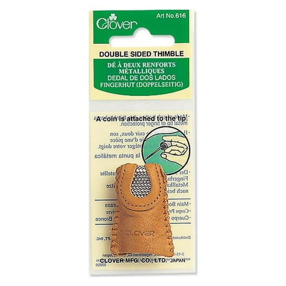 Clover Leather Double Sided Thimble