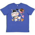 thumbnail image 3 of Inktastic Astronaut Valentine Outer Space Hearts Youth T-Shirt, 3 of 5