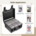 thumbnail image 4 of Graded Card Storage Box, Waterproof Trading Card Holder, Portable Durable Carry Case for Baseball Cards, Card Slabs, Sports Card, 4 of 5