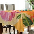 thumbnail image 5 of Yayeee Tablecloths 60" x 90" Rectangle Wrinkle Resistant Party Table Cover, Pink Abstract Floral, 5 of 8