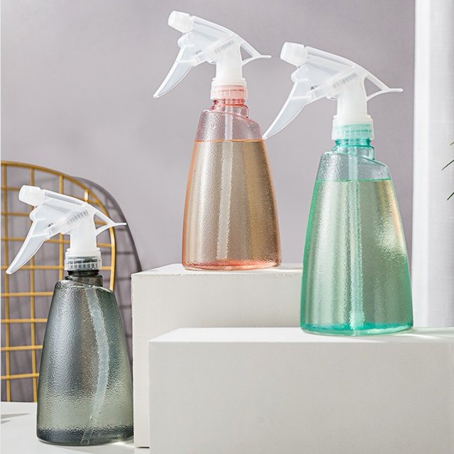 Solución de limpieza Botella pulverizadora de plástico - Botella pulverizadora para plantas Botella pulverizadora vacía de plástico Esenciales para plantas Botella de agua pulverizadora para plantas