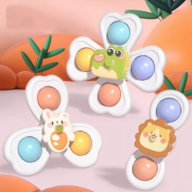 Moe Fun Sucker Turn Music Will Turn The Table Top Fun Bath Rotating ToySinKeeU