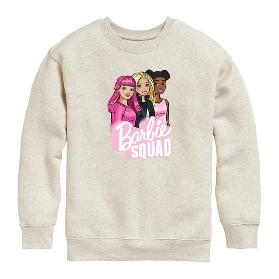 Barbie - Barbie Squad - Youth Crew Fleece Sweatshirt