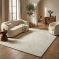 thumbnail image 1 of Rug Branch Casa Abstract Indoor Area Rug, Beige Cream, Boho - Living Room, Bedroom, Dining Room, and Kitchen, 1 of 7