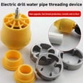 thumbnail image 2 of HLONK Steel and Plastic Pipe Thread Tap Set  Electric Drill Compatible PVC Thread Die Mold  1/2”  3/4”  1” Sizes  for Water Pipe Threading Tool Kit, 2 of 6
