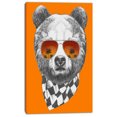 thumbnail image 2 of Funny Bear with Sunglasses - Animal Canvas Art Print, 2 of 3
