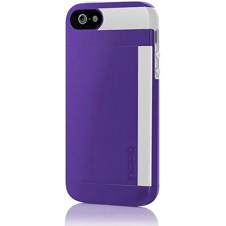 Incipio Stowaway Credit Card Case for iPhone 5 / 5S (Royal Purple / Optical
