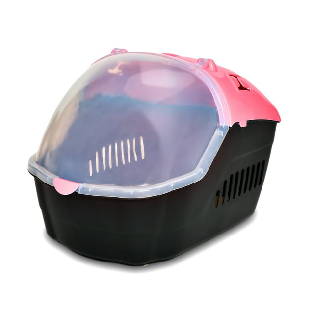KE WOOW Transportadora de Viaje Pier 39 para Perro, Gato, Conejo, Chica, Color Rosa KE WOOW Transportadora compuerta