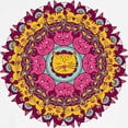 thumbnail image 3 of CafePress - Mandala Cats Baseball Jersey - Kids Cotton Baseball Jersey, 3/4 Sleeve Shirt, 3 of 4
