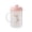 Pink, variant on Sippy Cups for Boys and Girls Sippy Cup with Straw and Lid | Durable Leak Proof Travel Water Bottle for Outdoor Brown