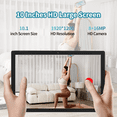 thumbnail image 6 of 10.1 inch Tablets 8GB RAM 128GB ROM 512GB Expand Android 11 Tablet, 1920x1080 HD Touchscreen, 8MP+16MP Dual Camera, 7000mAh Battery, 8-Core Processor, WiFi Bluetooth, Gray, 6 of 7