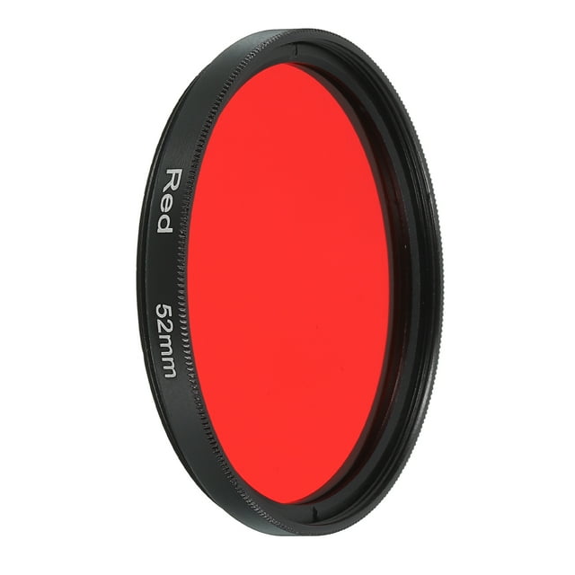 Filtro de lente Uxcell de 2" Filtro rojo completo para lente de fotografía