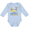 thumbnail image 3 of Inktastic I Love My Grandparents to the Moon and Back Cute Sheep Boys or Girls Long Sleeve Baby Bodysuit, 3 of 5