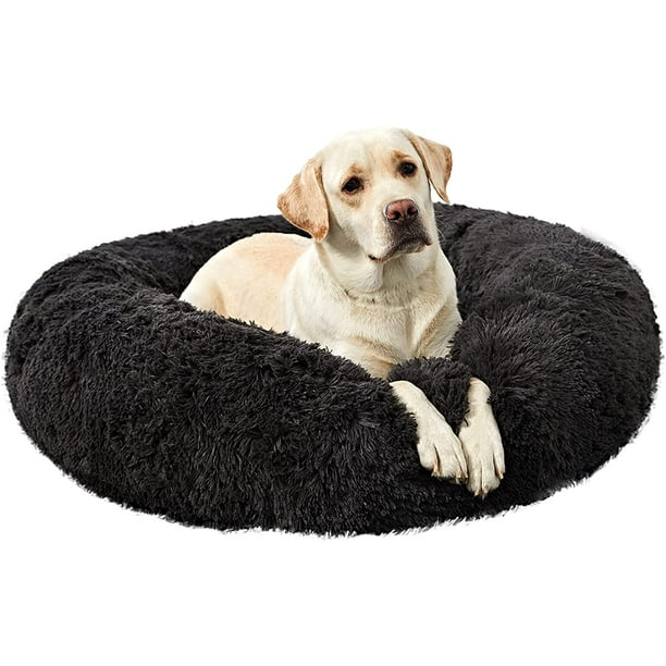 Washable Dog Round Bed Large Dogs, Donut Dog Bed Large Dog, Comfy Dog