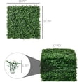 thumbnail image 2 of ZOPan 12PCs Grass Wall Panels, 20" x 20" Artificial Grass Wall Decor, Greenery Backdrop Panels Wall for Outdoor, Indoor, Garden, Fence, Backyard,Pale Green, 2 of 10