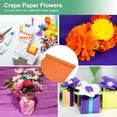 thumbnail image 4 of Papel Crepé, Streamer de Papel Crepé Suave de 8.2ft x 20 Pulgadas / 250 x 50cm, Decorativo [Naranja], 4 of 7